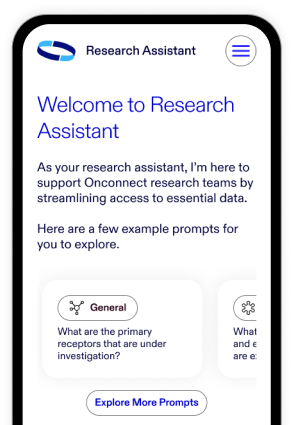 Research Assistant — mobile screen